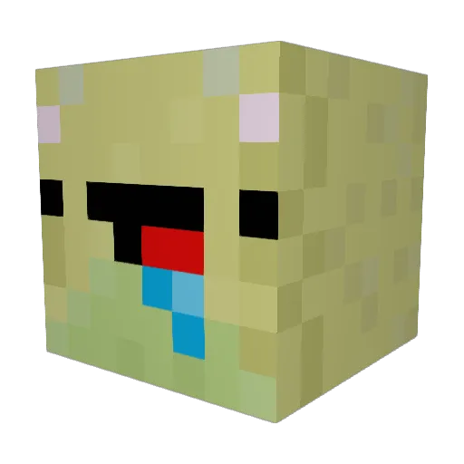 TheStaleSnail Minecraft avatar head, 3D render