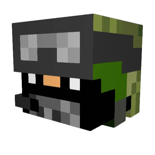 TheStaneeee Minecraft avatar head, 3D render