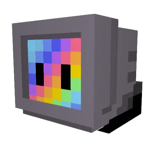 TheStarCat Minecraft avatar head, 3D render