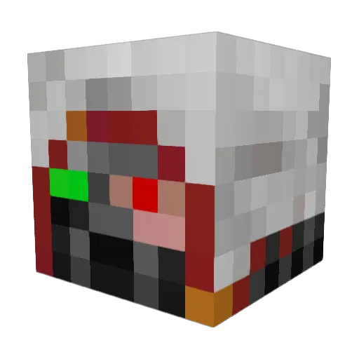 TheStealthAussie Minecraft avatar head, 3D render