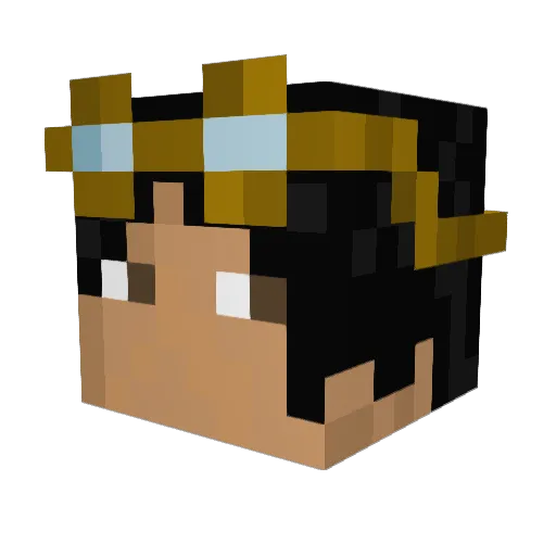 TheSteamraven Minecraft avatar head, 3D render