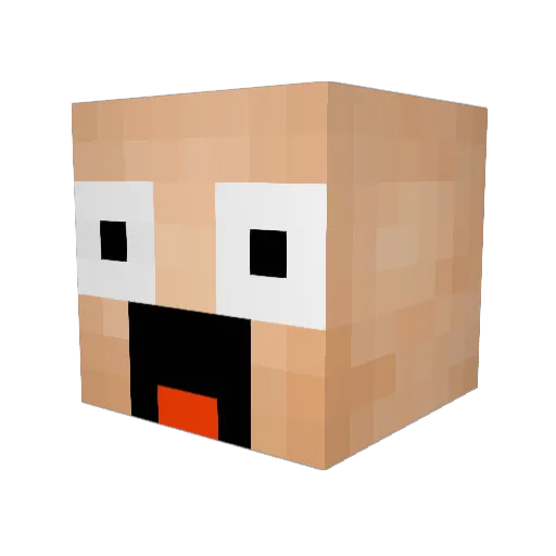 TheStigHD Minecraft avatar head, 3D render
