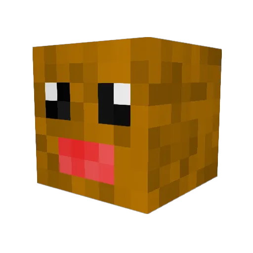 TheStonedWeedle Minecraft avatar head, 3D render