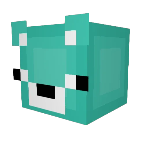 TheStrangeFox Minecraft avatar head, 3D render