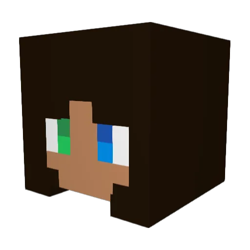 TheStranger1971 Minecraft avatar head, 3D render