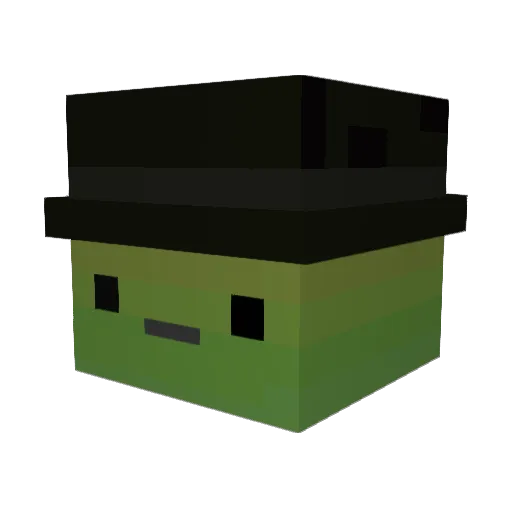 TheStriker2871 Minecraft avatar head, 3D render