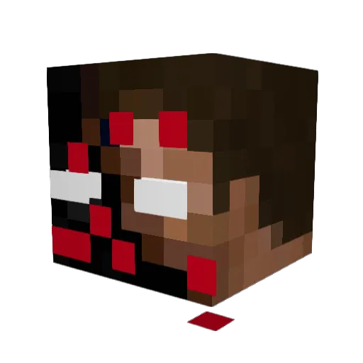 TheStringCheeese Minecraft avatar head, 3D render