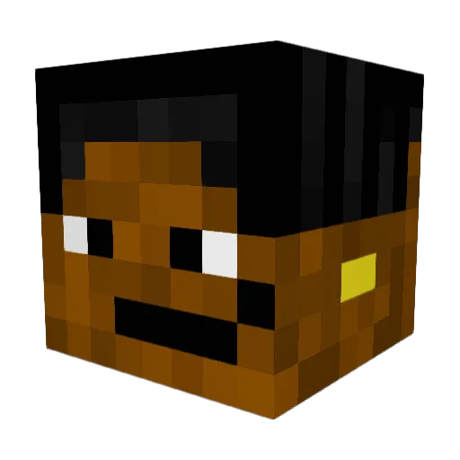 TheStuntGuy Minecraft avatar head, 3D render