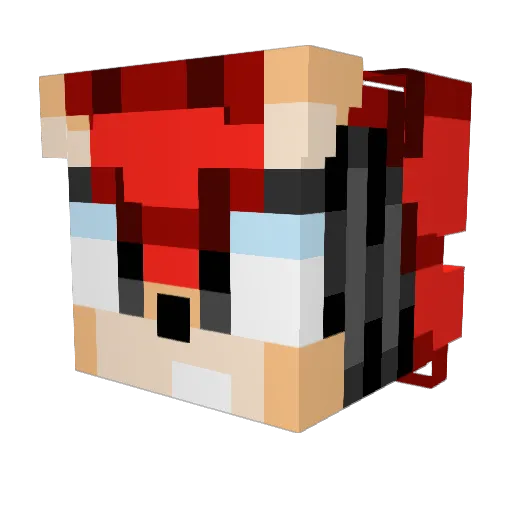 TheSubtermobile Minecraft avatar head, 3D render