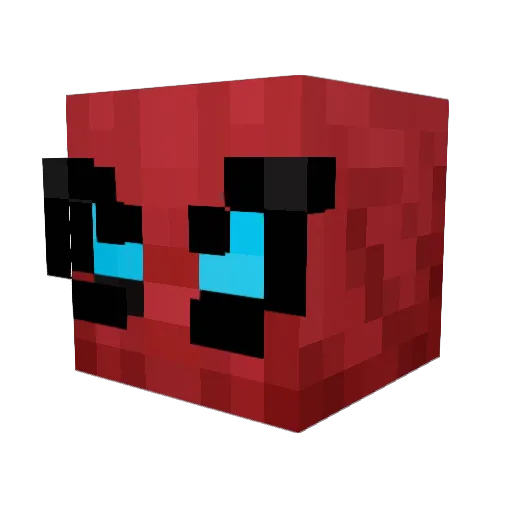 TheSummo Minecraft avatar head, 3D render