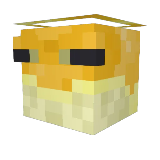 TheSunGod Minecraft avatar head, 3D render
