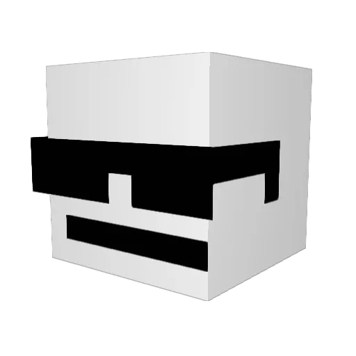 TheSuperCool457 Minecraft avatar head, 3D render