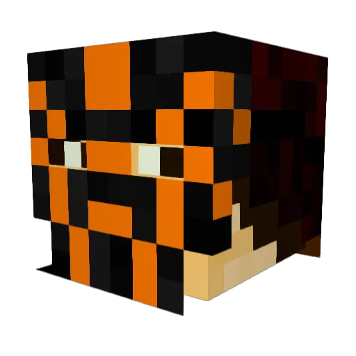TheSuperPotato2K Minecraft avatar head, 3D render