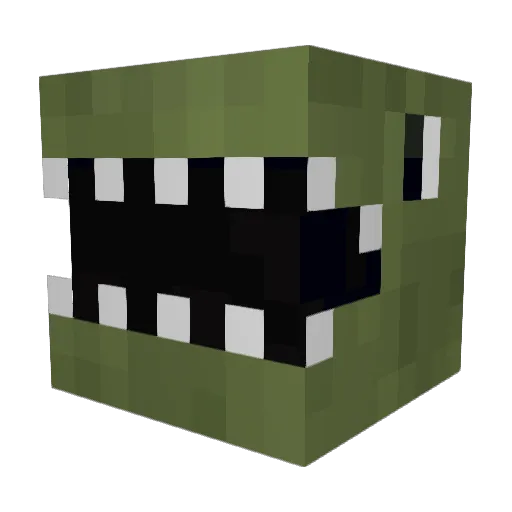 TheSuperSaint Minecraft avatar head, 3D render