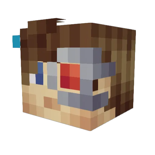 TheSuperUltimate Minecraft avatar head, 3D render