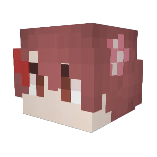 TheSweetCone Minecraft avatar head, 3D render