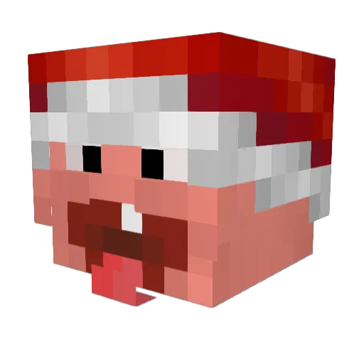 TheSworder75 Minecraft avatar head, 3D render