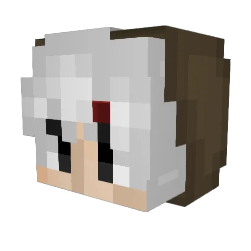 TheSyx Minecraft avatar head, 3D render