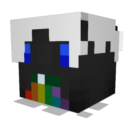 TheSzyMen Minecraft avatar head, 3D render