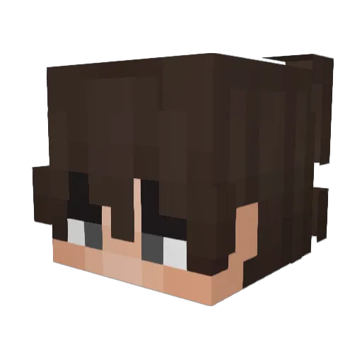 TheTDubz Minecraft avatar head, 3D render