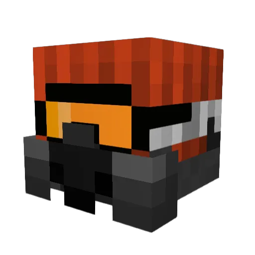 TheTNTGamer Minecraft avatar head, 3D render