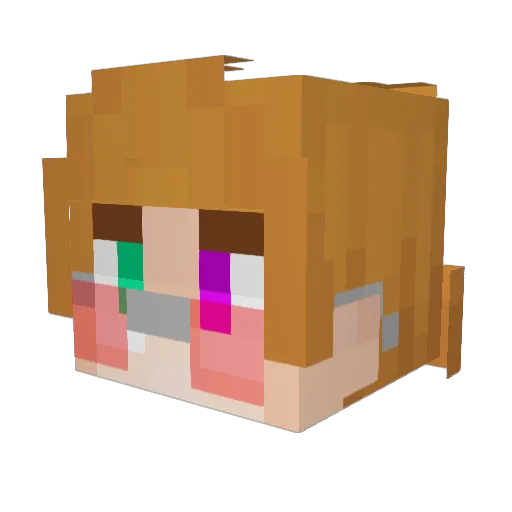 TheTOASTY_G Minecraft avatar head, 3D render