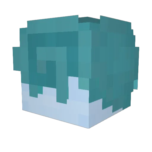 TheTachyon_ Minecraft avatar head, 3D render