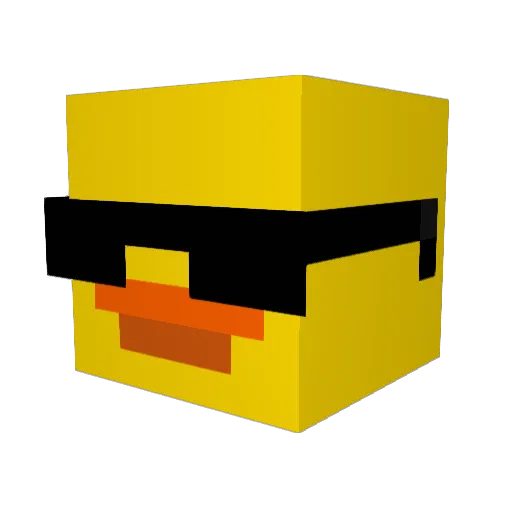 TheTaco13 Minecraft avatar head, 3D render