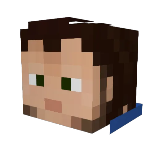 TheTacosBell Minecraft avatar head, 3D render