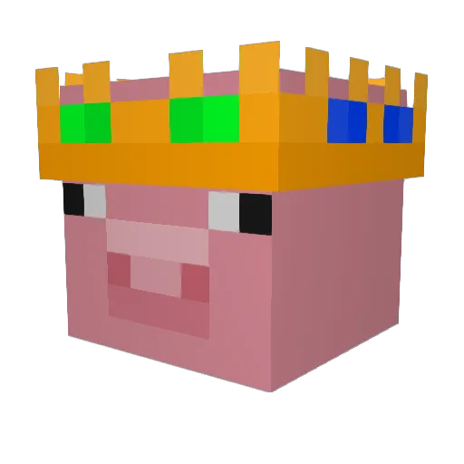 TheTacoz Minecraft avatar head, 3D render