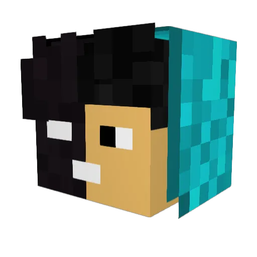 TheTakenSniper Minecraft avatar head, 3D render