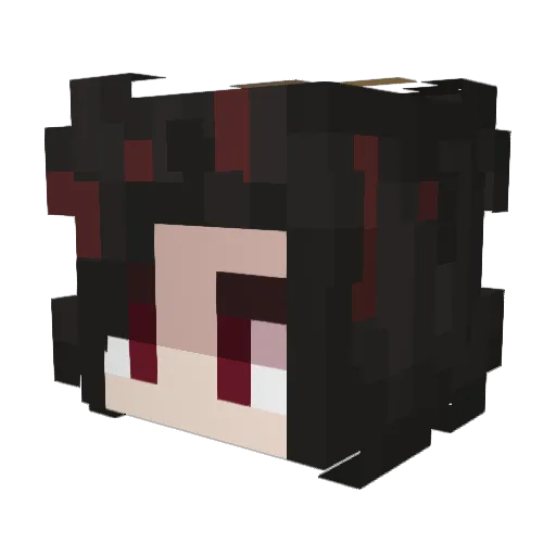 TheTaoistPanda Minecraft avatar head, 3D render