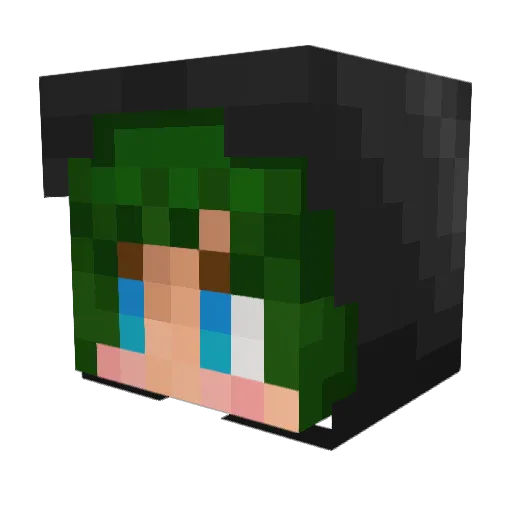 TheTerraEssence Minecraft avatar head, 3D render