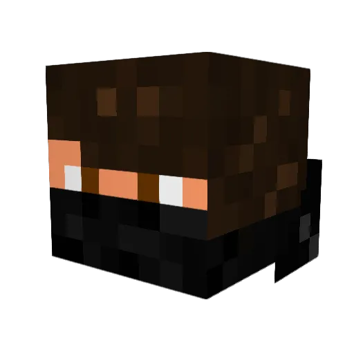 TheTerrag5 Minecraft avatar head, 3D render
