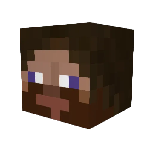 TheThings Minecraft avatar head, 3D render
