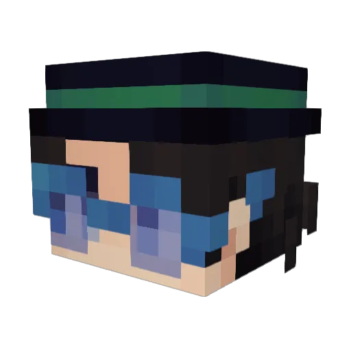 TheThriceler Minecraft avatar head, 3D render