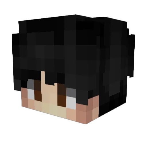 TheTieGuy Minecraft avatar head, 3D render