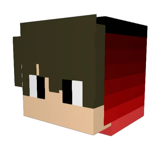 TheTiger_1 Minecraft avatar head, 3D render
