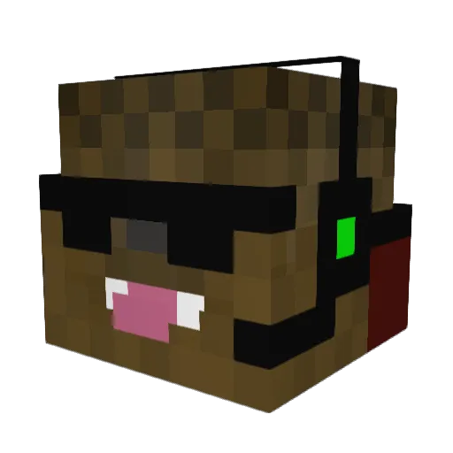 TheTimeMasta Minecraft avatar head, 3D render