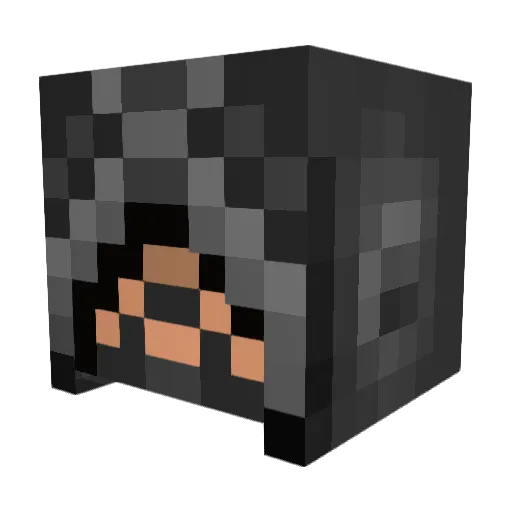 TheTimestream Minecraft avatar head, 3D render