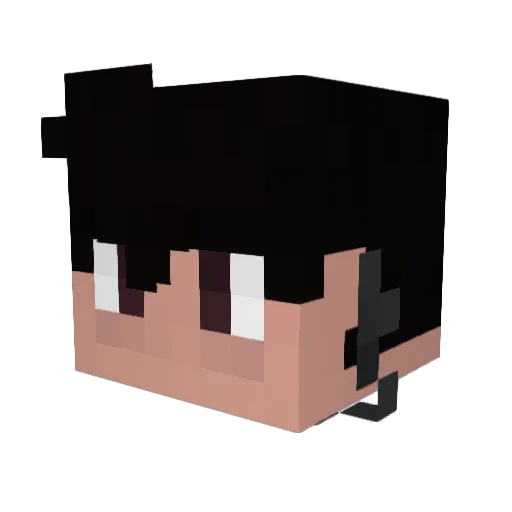 TheTimly Minecraft avatar head, 3D render