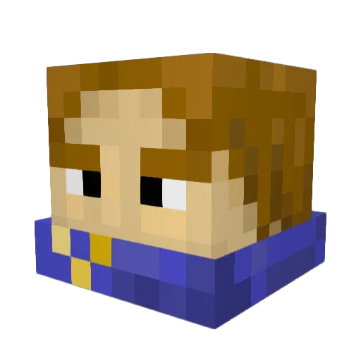 TheTimpa Minecraft avatar head, 3D render