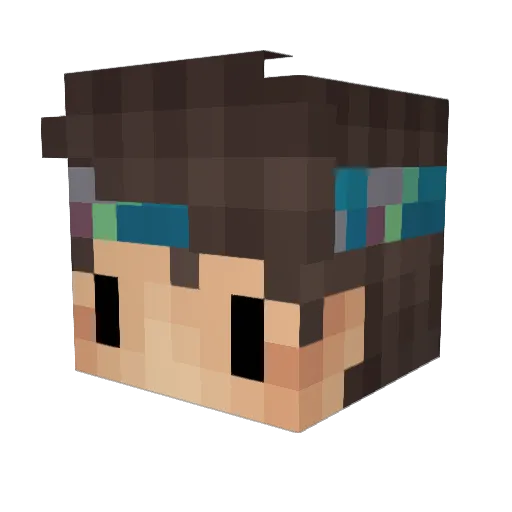 TheTommynator Minecraft avatar head, 3D render