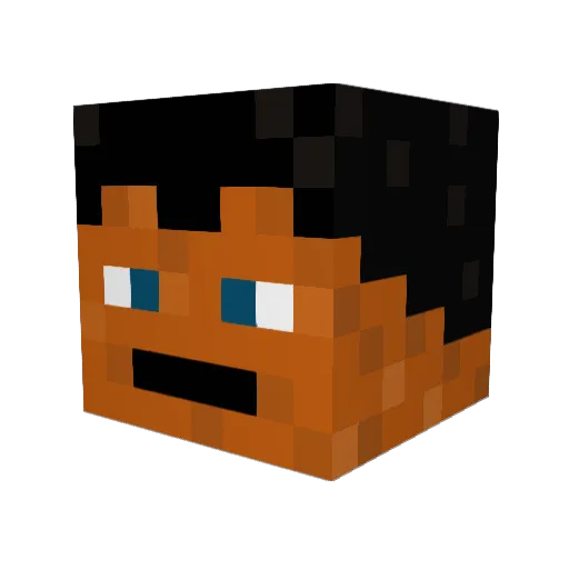 TheToniCrafter Minecraft avatar head, 3D render