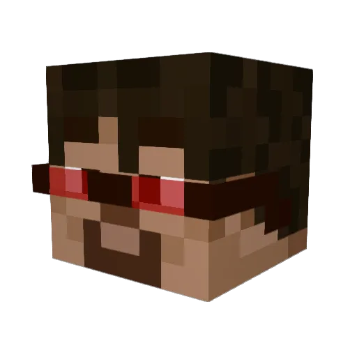 TheTonyKark Minecraft avatar head, 3D render