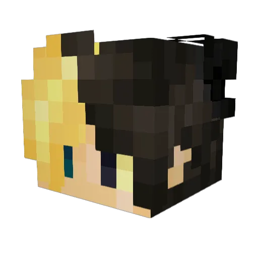 TheToonHashira Minecraft avatar head, 3D render