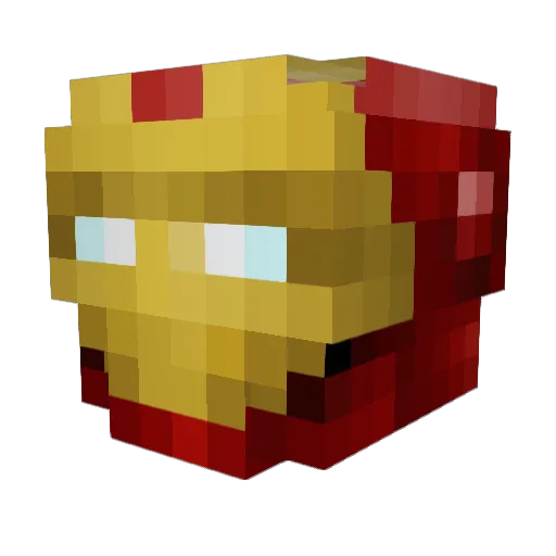 TheTopGun88 Minecraft avatar head, 3D render