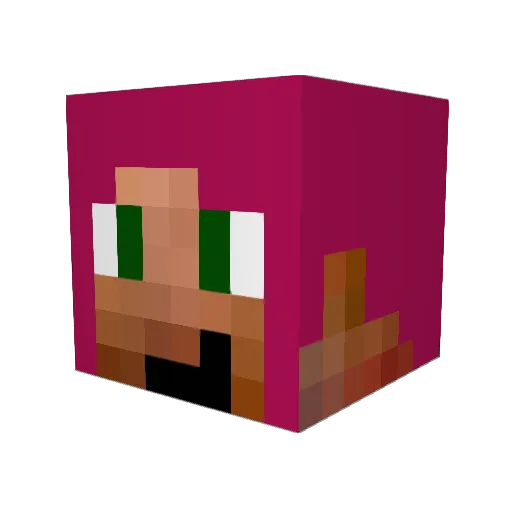 TheToriaMonster Minecraft avatar head, 3D render