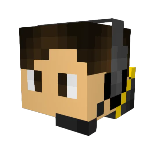 TheTorn88 Minecraft avatar head, 3D render