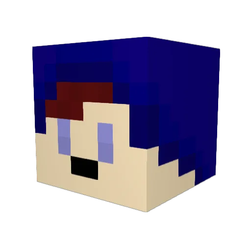 TheTornadoWind Minecraft avatar head, 3D render